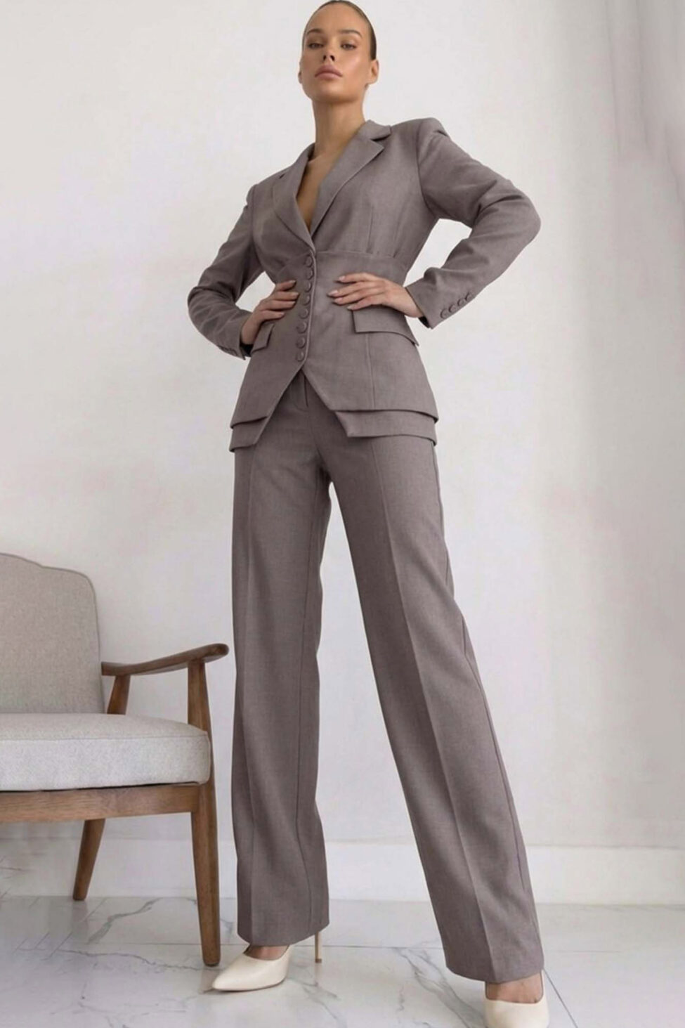 Tresor σετ σακάκι παντελόνι πούρο - Image 2