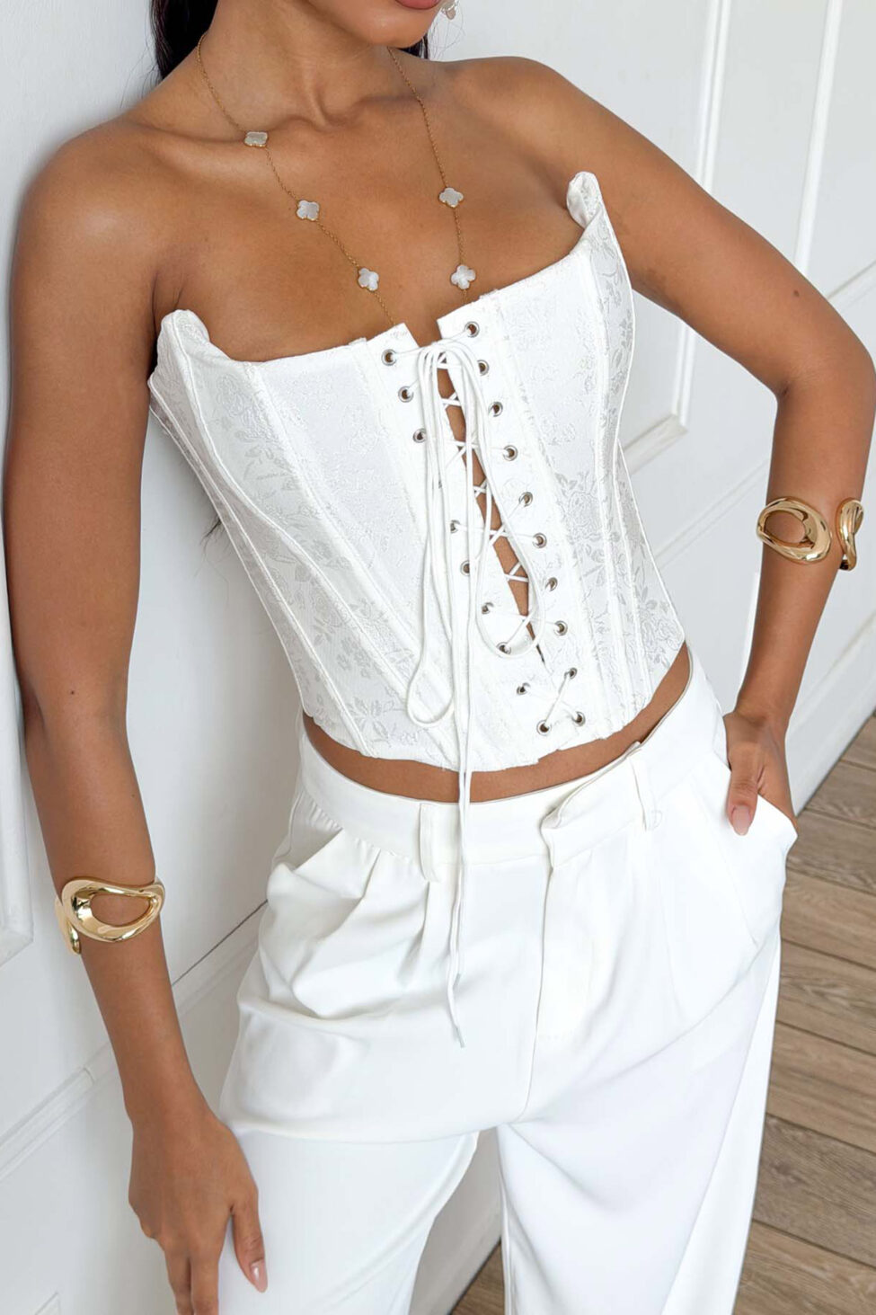 Wota κορσές λευκό - Image 2