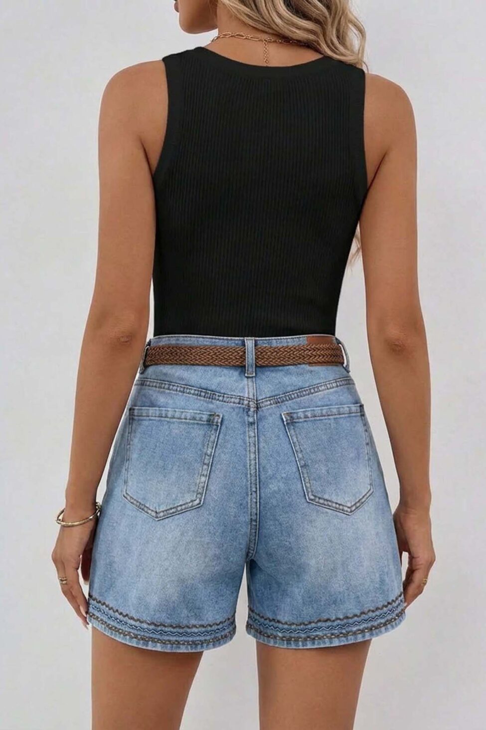 Yuzu τζιν σορτς μπλε - Image 2