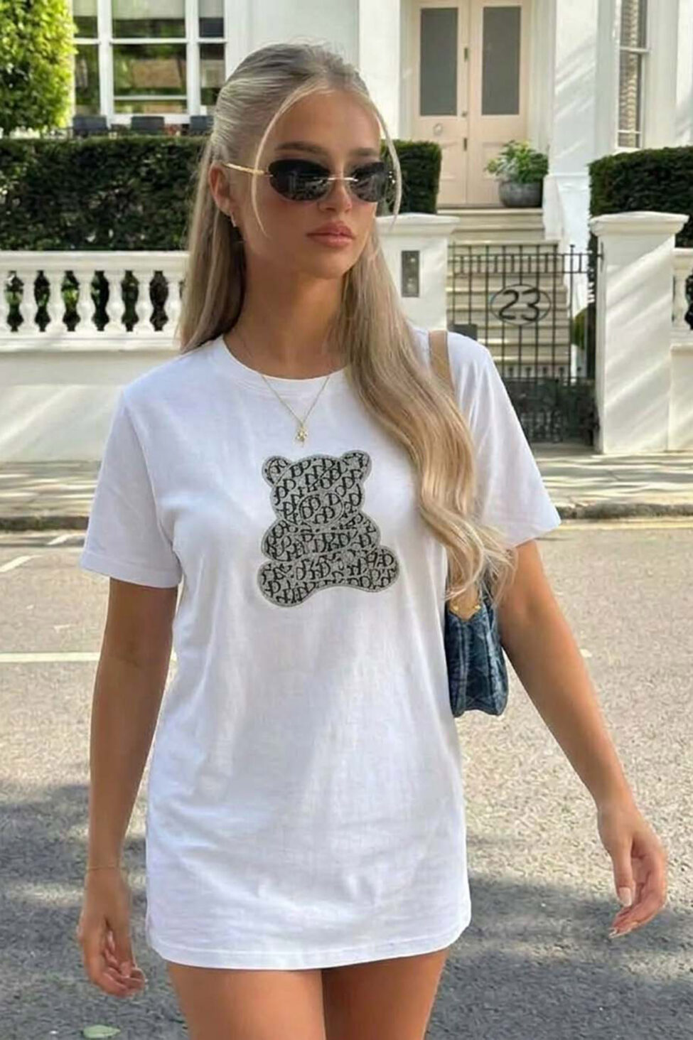 Tedde μπλούζα με αρκουδάκι λευκό - Image 2