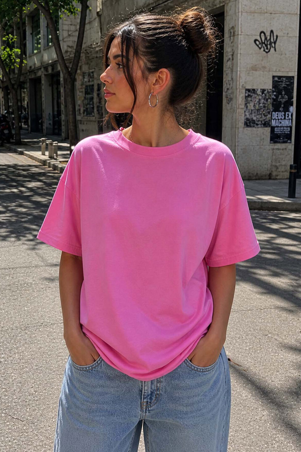 Wings t-shirt με strass ροζ - Image 2